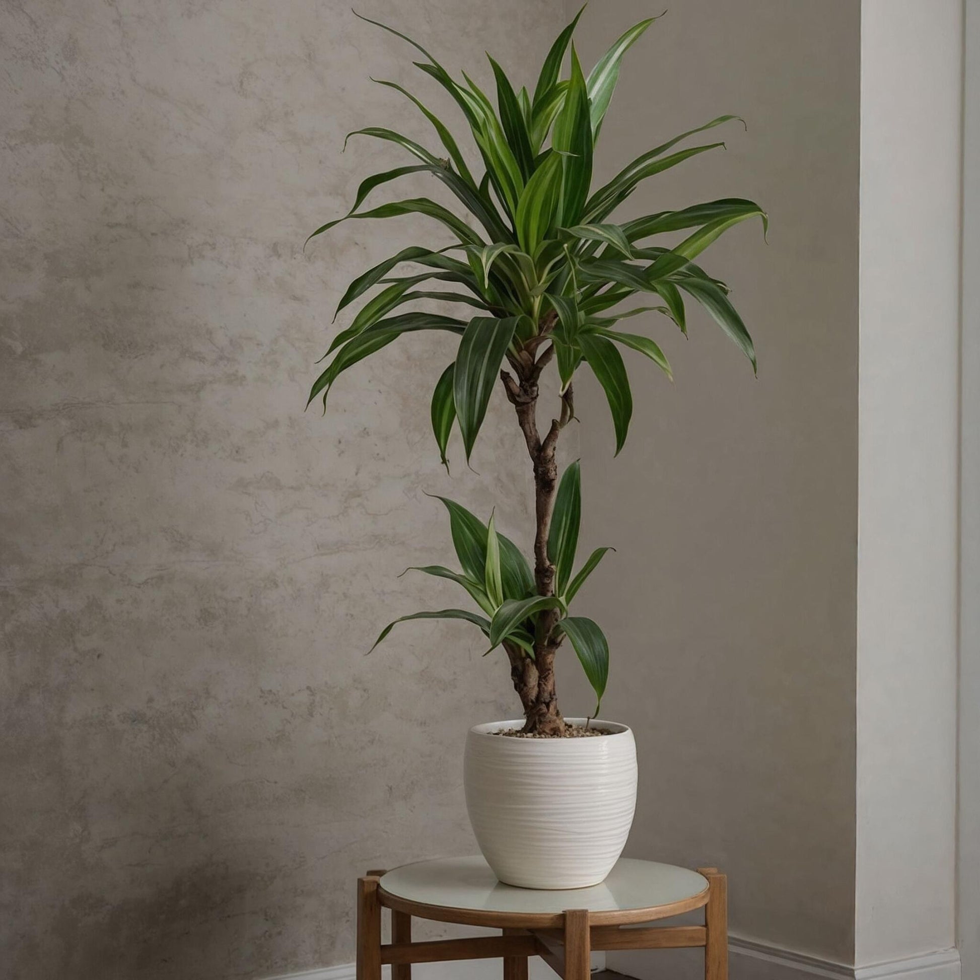 Drácena - 2 Pzs - Dracaena Deremensis 'janet Craig' - Altura 60-70cm - ⌀17cm_1