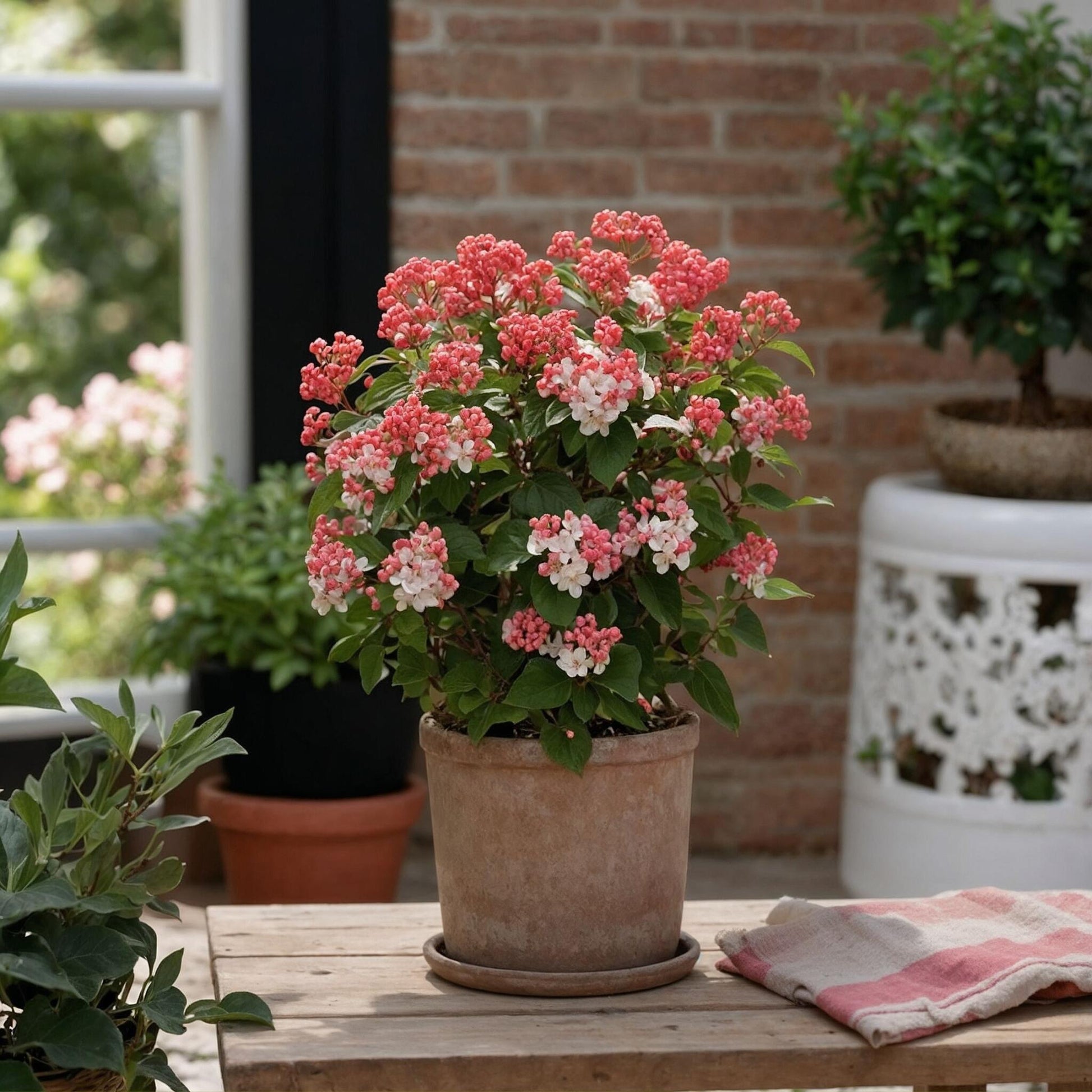 Durillo - 4 Pzs - Viburnum Tinus - Altura 25-40cm - ⌀17cm_1