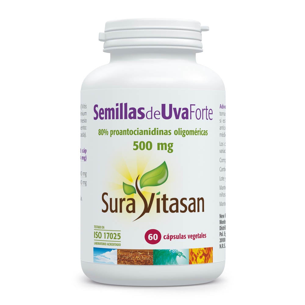 Semilla de Uva Forte 60 cápsulas Sura Vitasan