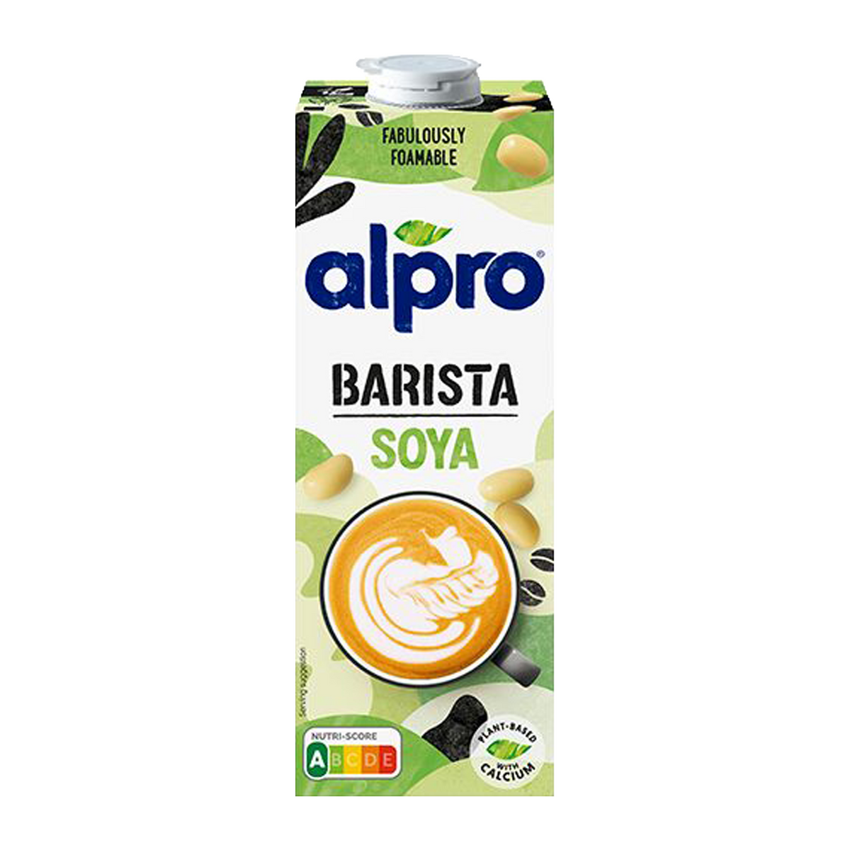 Pack 8x Bebida de Soja Barista sin gluten Alpro 1 Litro