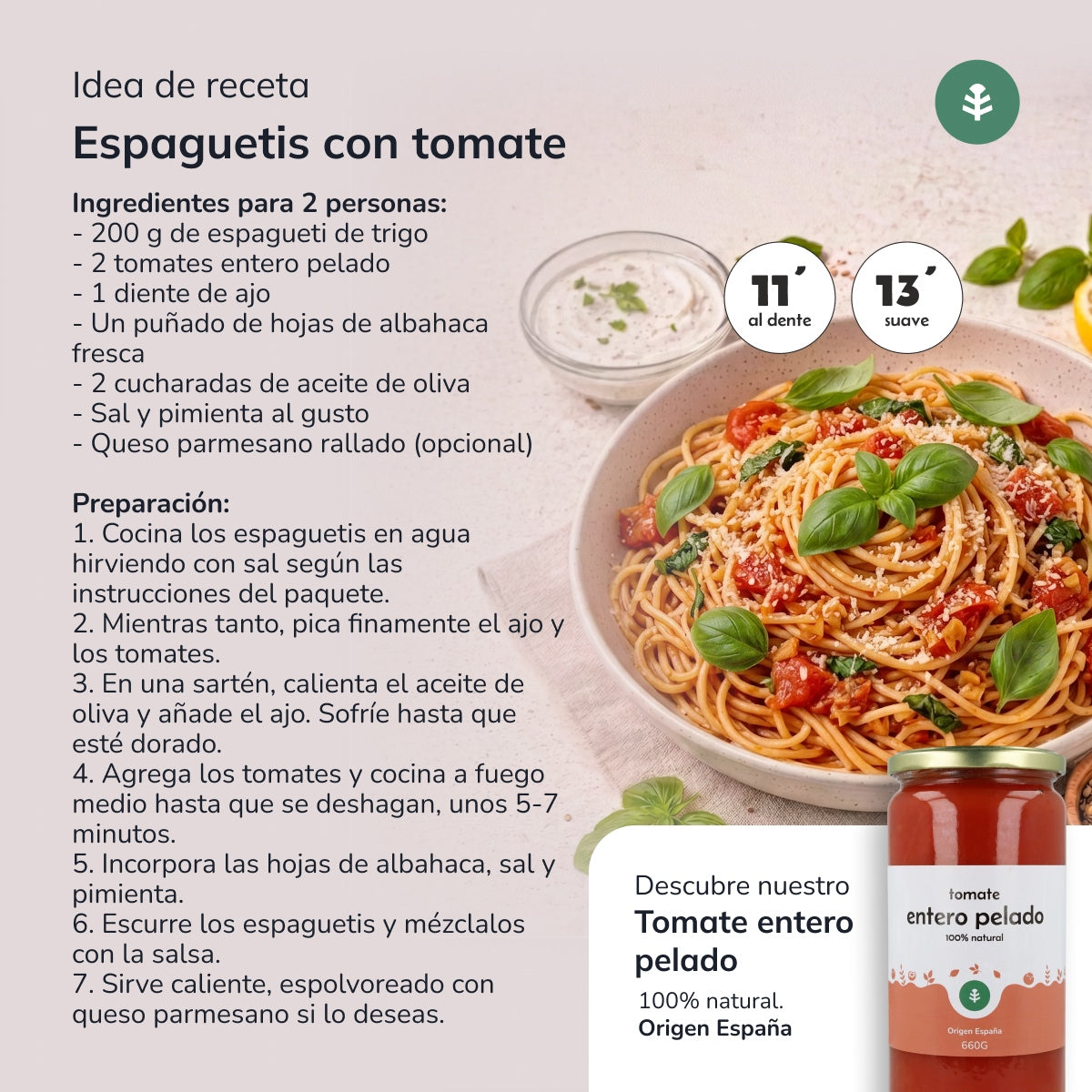 Espagueti de trigo ECO Planeta Huerto 500gr