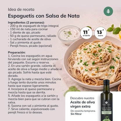 Espagueti de trigo integral ECO Planeta Huerto 500 g