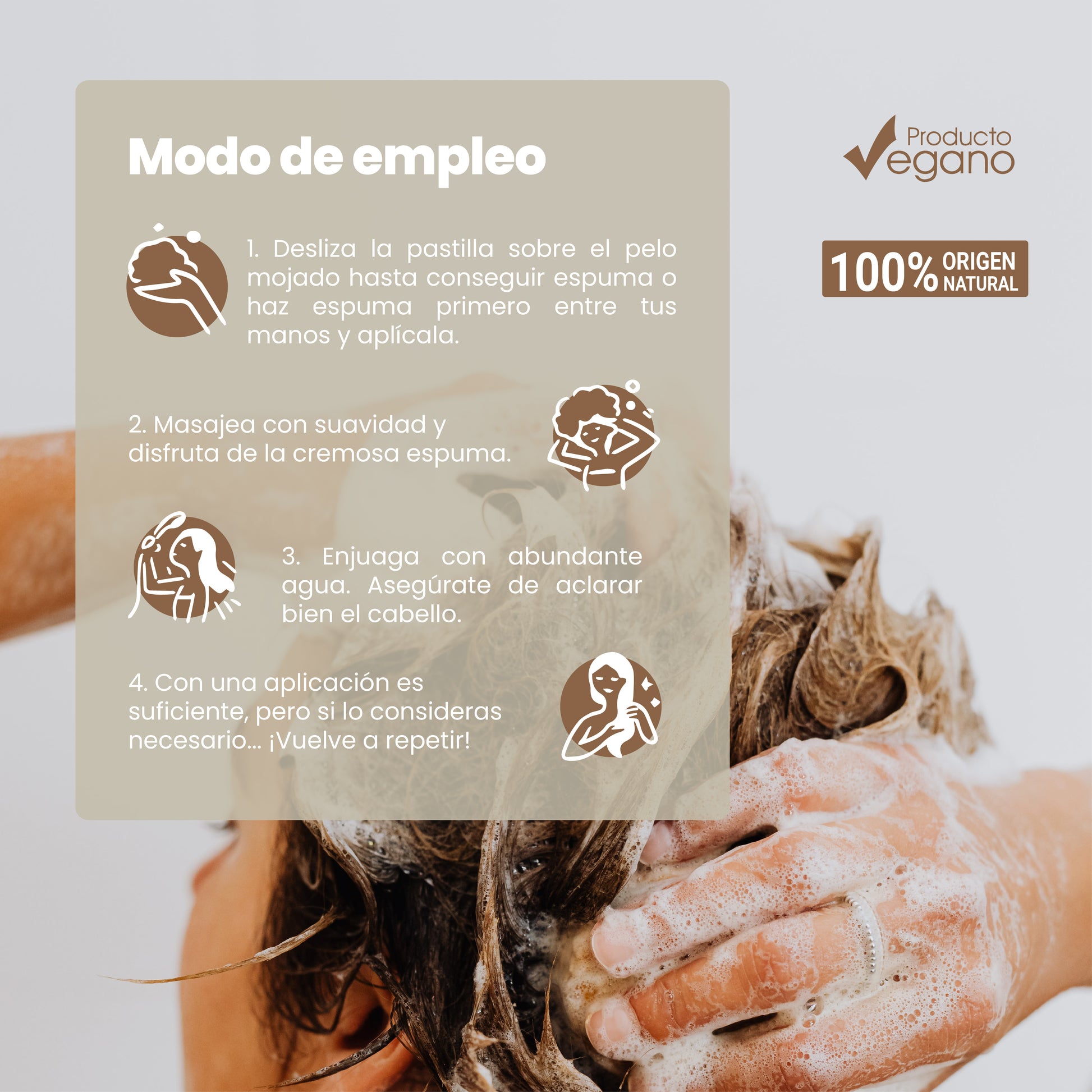 Champú sólido sin perfume Essabó 100 g