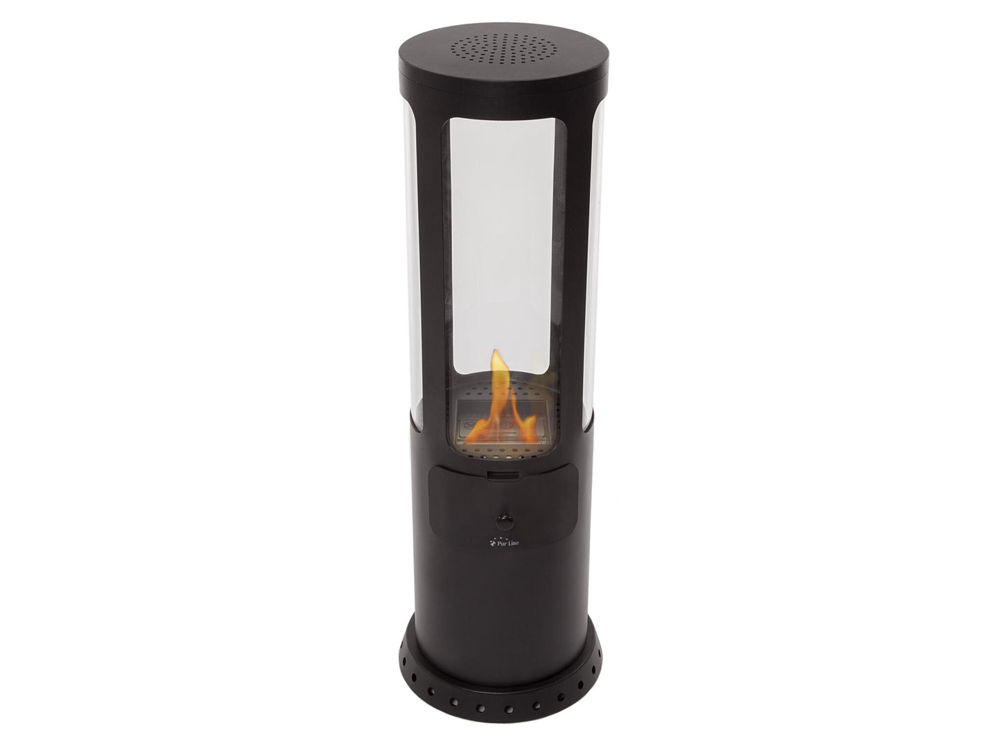 Estufa De Etanol Diseño De Torre En Acero Negro Bestfire Classic Purline_0