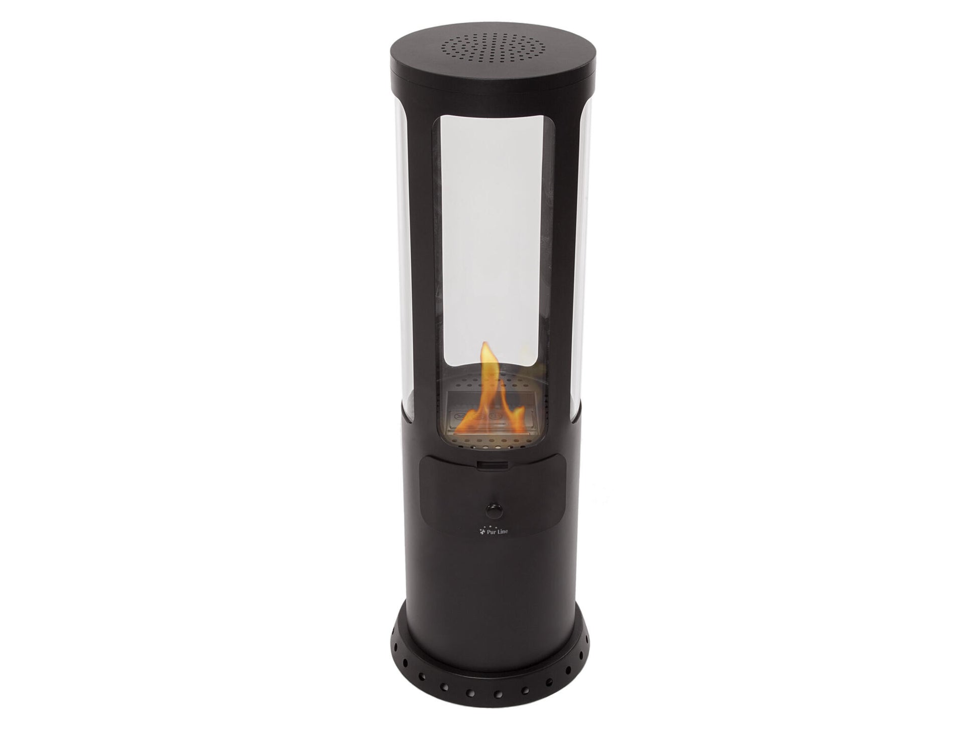 Estufa De Etanol Diseño De Torre En Acero Negro Bestfire Classic Purline_0