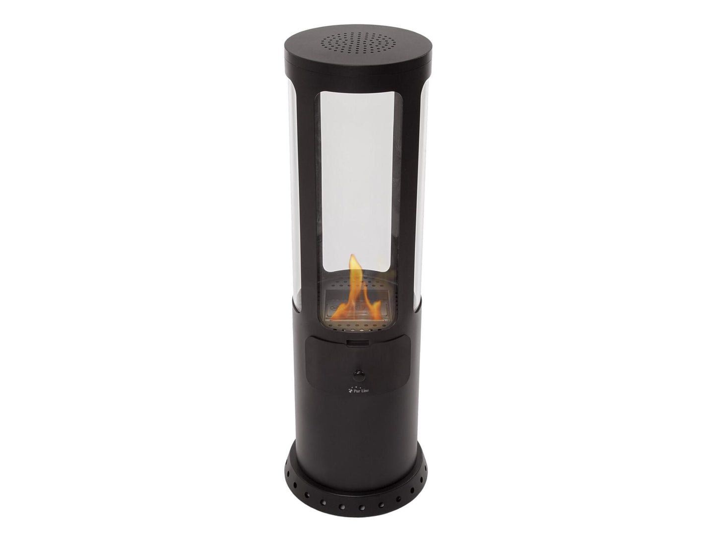 Estufa De Etanol Diseño De Torre En Acero Negro Bestfire Classic Purline_1