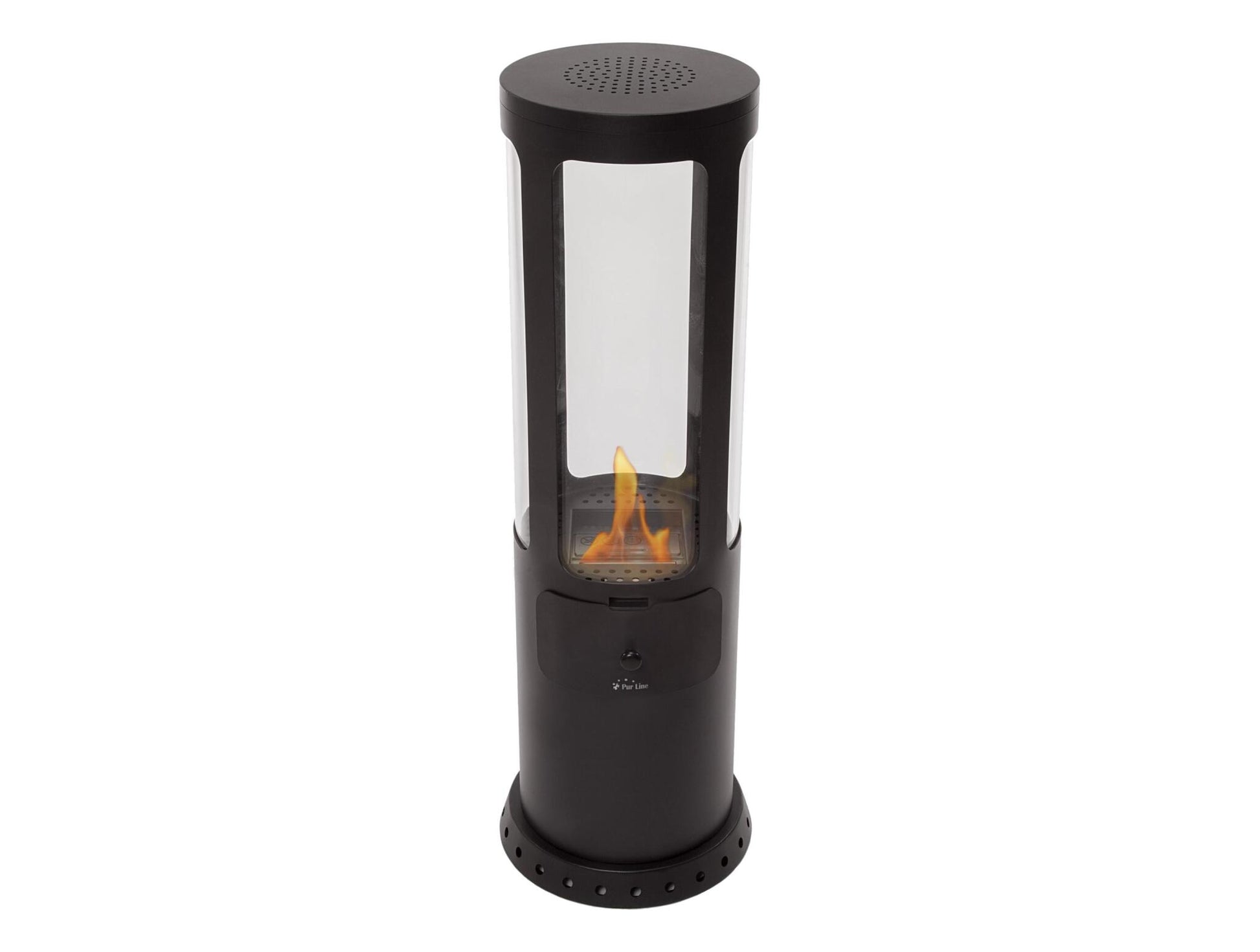 Estufa De Etanol Diseño De Torre En Acero Negro Bestfire Classic Purline_1