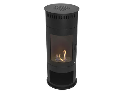 Estufa De Etanol En Acero Negro Con Puerta De Cristal Templado Bestfire B Purline_3