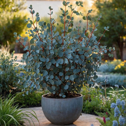 Eucalipto - 2 Pzs - Eucalyptus Cinerea 'silver Dollar' - A90-110cm - ⌀19cm_1