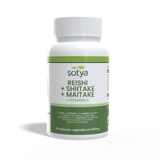 Reishi Maitake Shiitake 60 Vcaps. Sotya