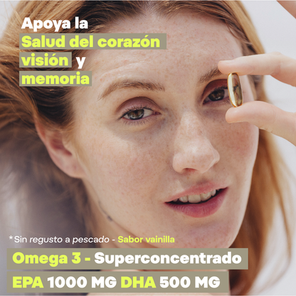 Omega 3 Superconcentrado Blíster Vainilla Nutricel 90 perlas