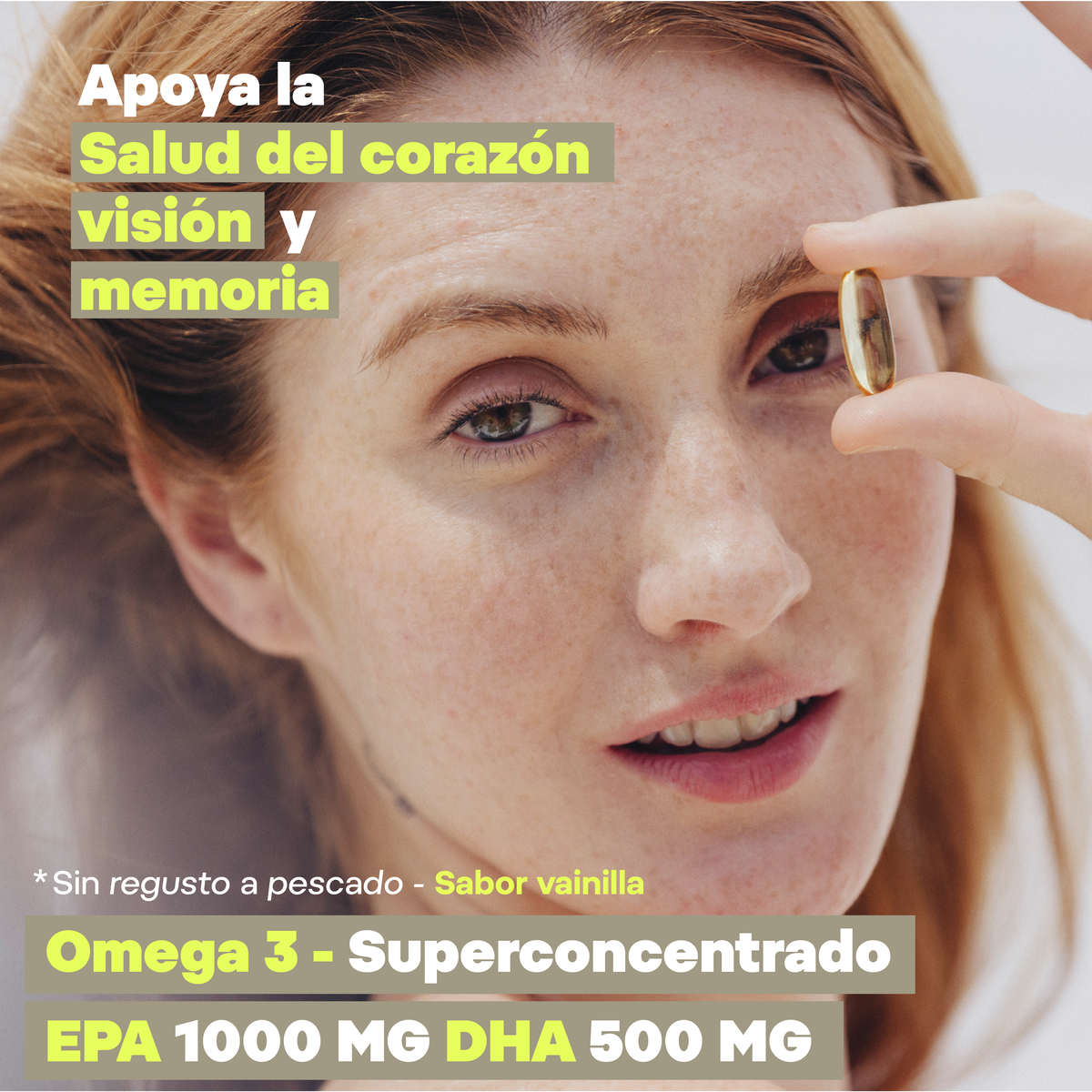 Omega 3 Superconcentrado Blíster Vainilla Nutricel 120 perlas