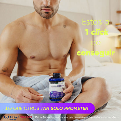 Magnesio Bisglicinato Albion® TRAACS® + Vitamina B6 Nutricel 180 cápsulas