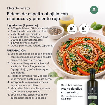 Fideos nº0 de espelta integral ECO Planeta Huerto 500gr