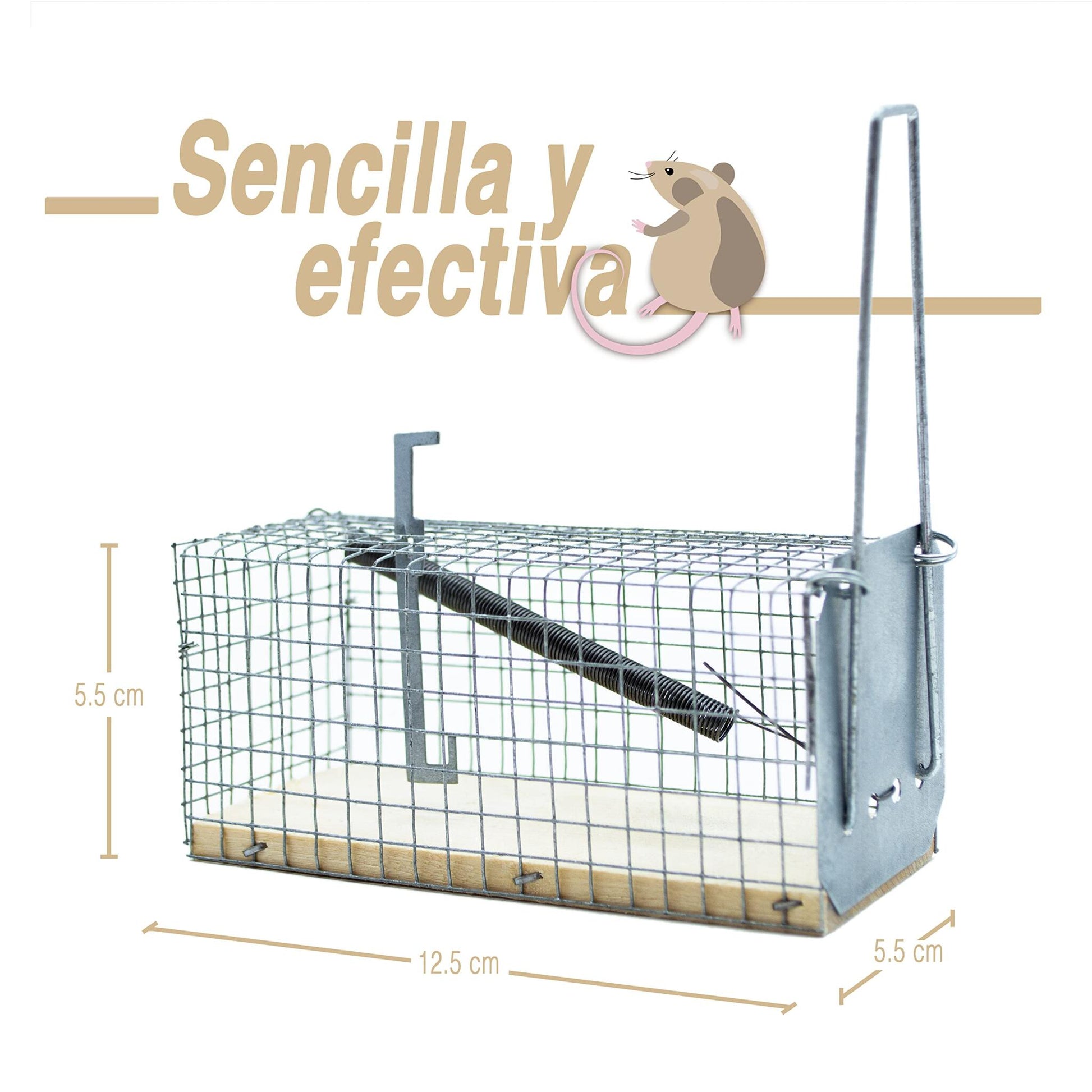 Finca Casarejo Trampa Para Ratones - Pack 2 Uds - Atrapa Los Roedores Sin Sufrir - Incluye Hamelin, Atrayente Natural D_1