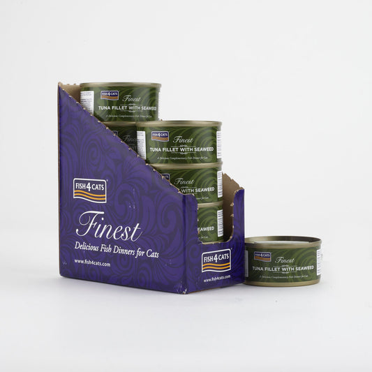 Fish4cats Filete Para Gato – Atún Con Algas 70 G (pack De 10)_0