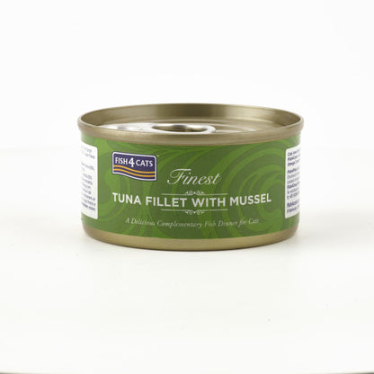 Fish4cats Filete Para Gato – Atún Con Mejillón 70 G (pack De 10)_3