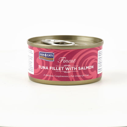 Fish4cats Filete Para Gato – Atún Con Salmón 70 G (pack De 10)_3