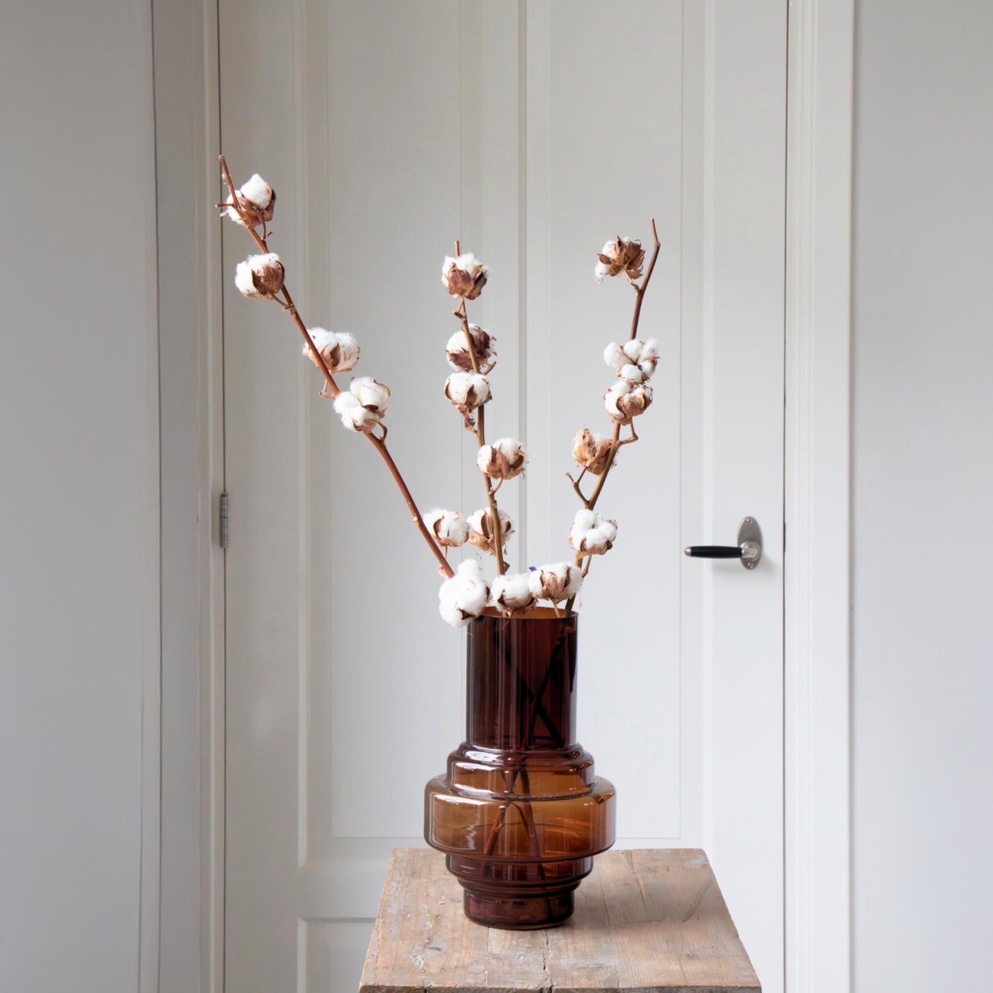 Flores Secas - 3 Pzs - Ramo 'cotton Branch'_1
