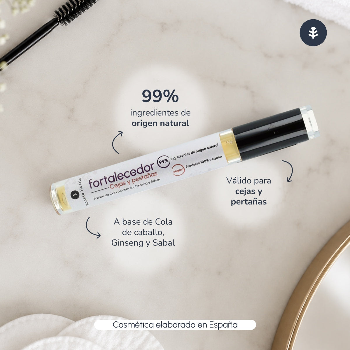 Fortalecedor de Cejas y Pestañas Planeta Huerto 5 ml