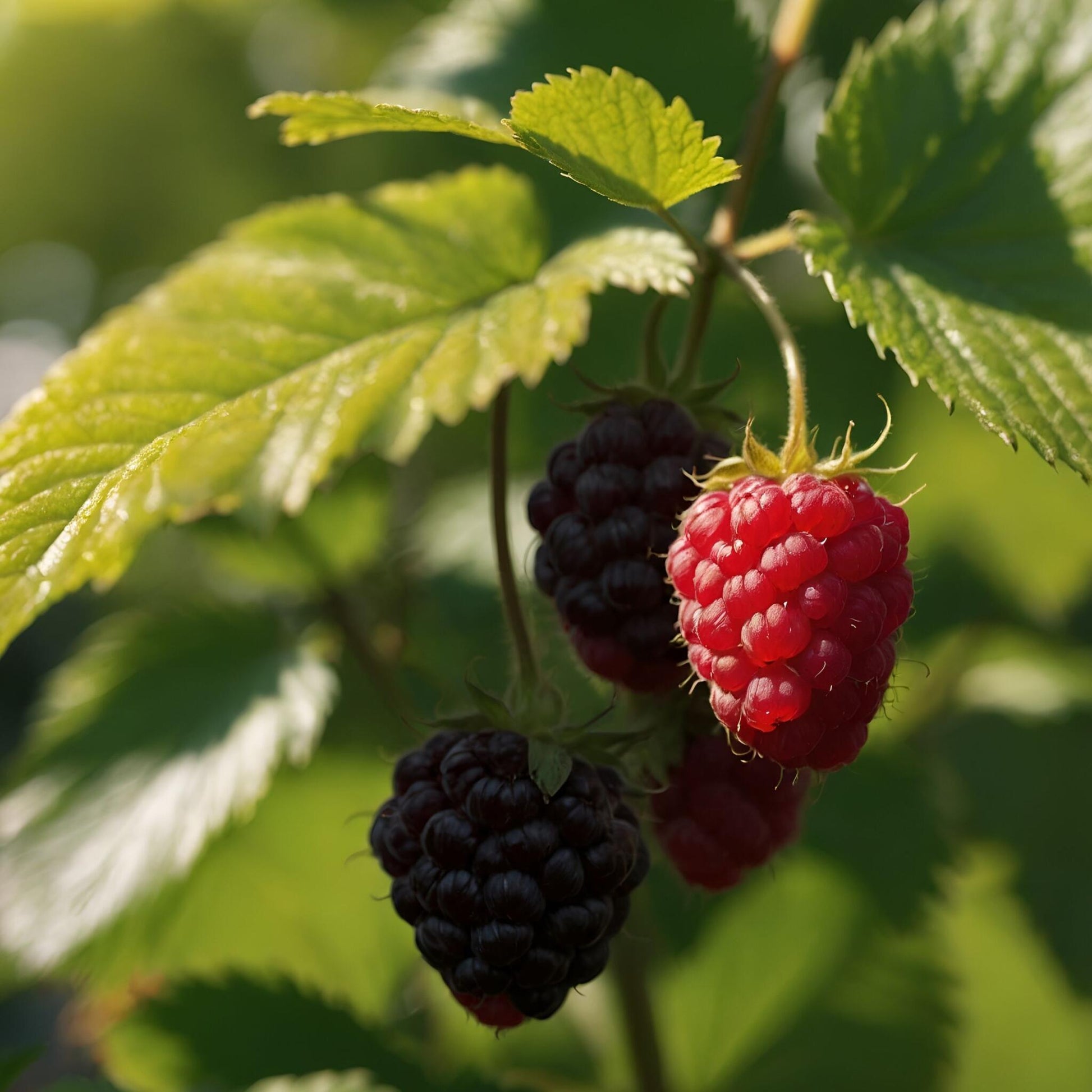 Frambuesa - 4 Pzs - Rubus Idaeus 'malling Promise' - Altura 50-60cm - ⌀15cm_1