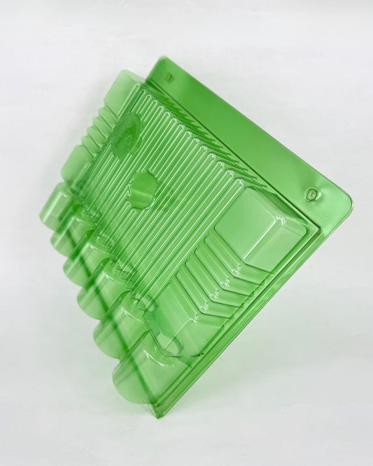 Funda Para 6 Esquejes – Transporte Seguro Y Visible | Verde Transparente, 28,5 Cm_0