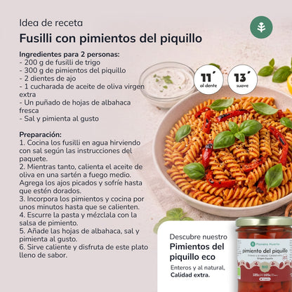Fusilli de trigo ECO Planeta Huerto 5 Kg