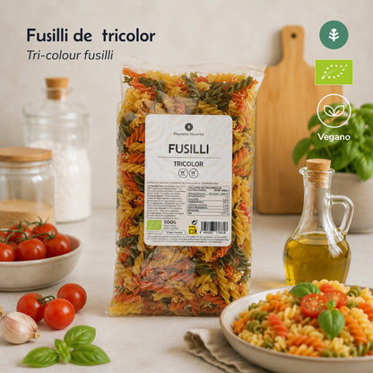 Fusilli tricolor ECO Planeta Huerto 500 g