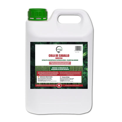 GREEN GOF Cola De Caballo,5L. Fungicida, Bioestimulante, Orgánico y 100% Natural. Preventivo y Curativo._0