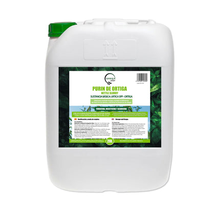 GREEN GOF Purin De Ortiga, 20L. Insecticida, Fungicida, Acaricida. Orgánico y 100% Natural. Curativo y Preventivo._0