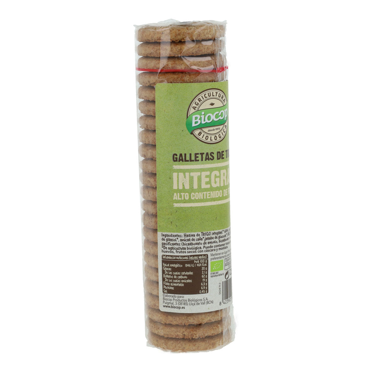 Galletas de Trigo Integral Biocop 250 g