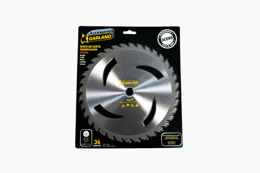 Garland - 7102301336 Disco Desbrozar - Cuchilla Para Desbroce Y Corte En Arbustos Y Árboles Finos. Diente De Widia D.int:25,4mm, D. Ext: 230mm_0