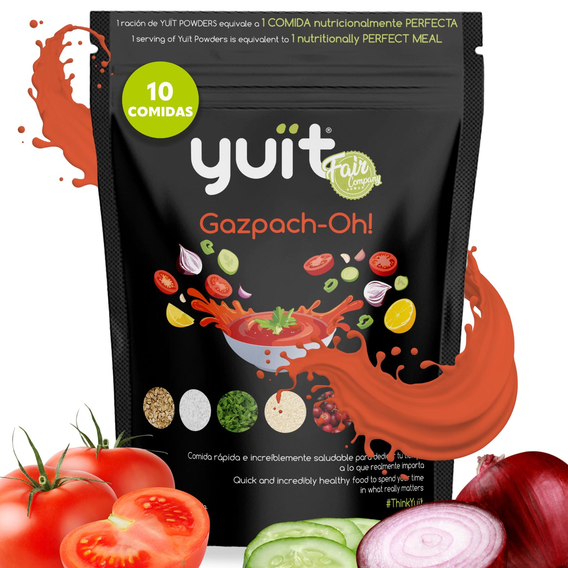 Gazpach-oh! · Comida completa en polvo: Nutrición equilibrada en segundos. Mezcla, bebe y sigue con tu día._0