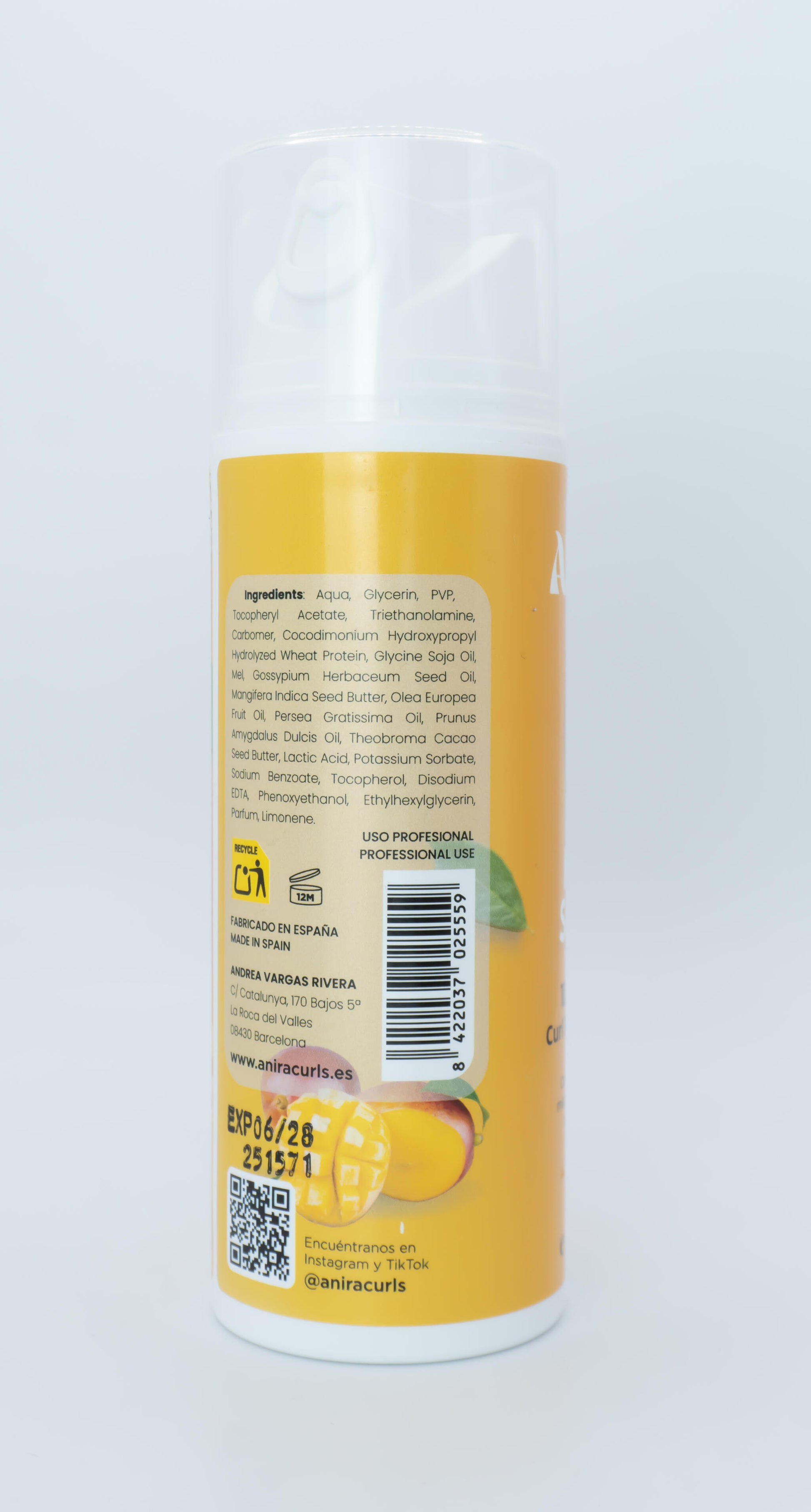 Gel Crema Activadora De Rizos Booster Anira Curl 150ml_2