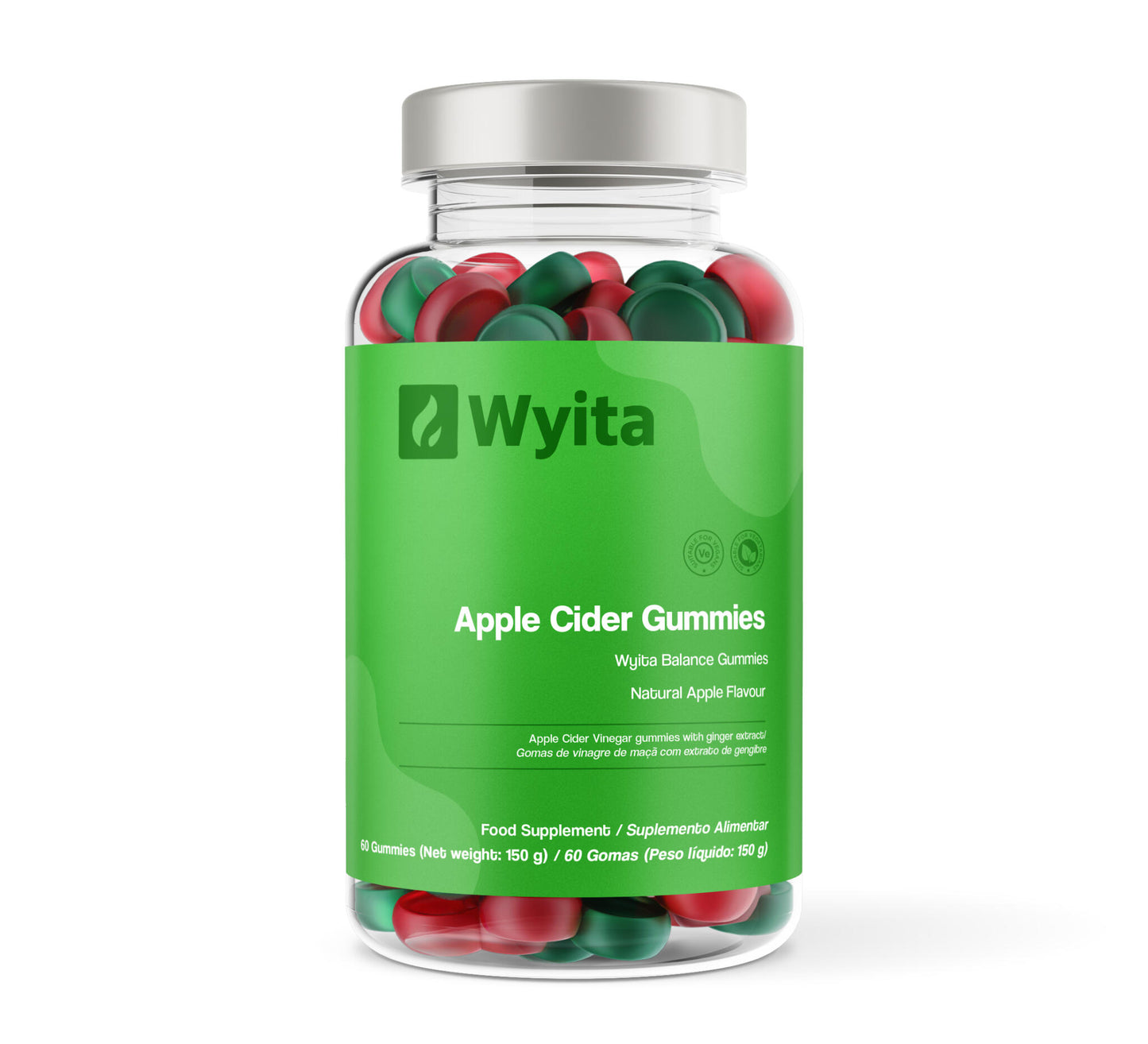 Gominolas De Vinagre De Manzana Y Jengibre - 60 unidades_0