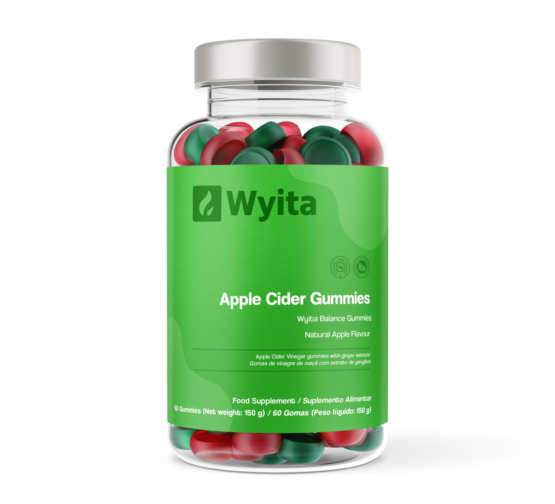 Gominolas De Vinagre De Manzana Y Jengibre - 60 unidades_0