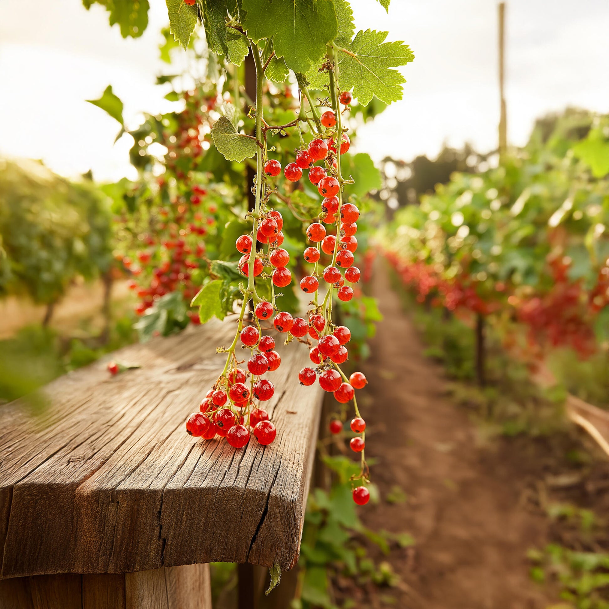 Grosella Roja - 4 Pzs - Ribes Rubrum 'jonkheer Van Tets' - A50-60cm - ⌀15cm_1