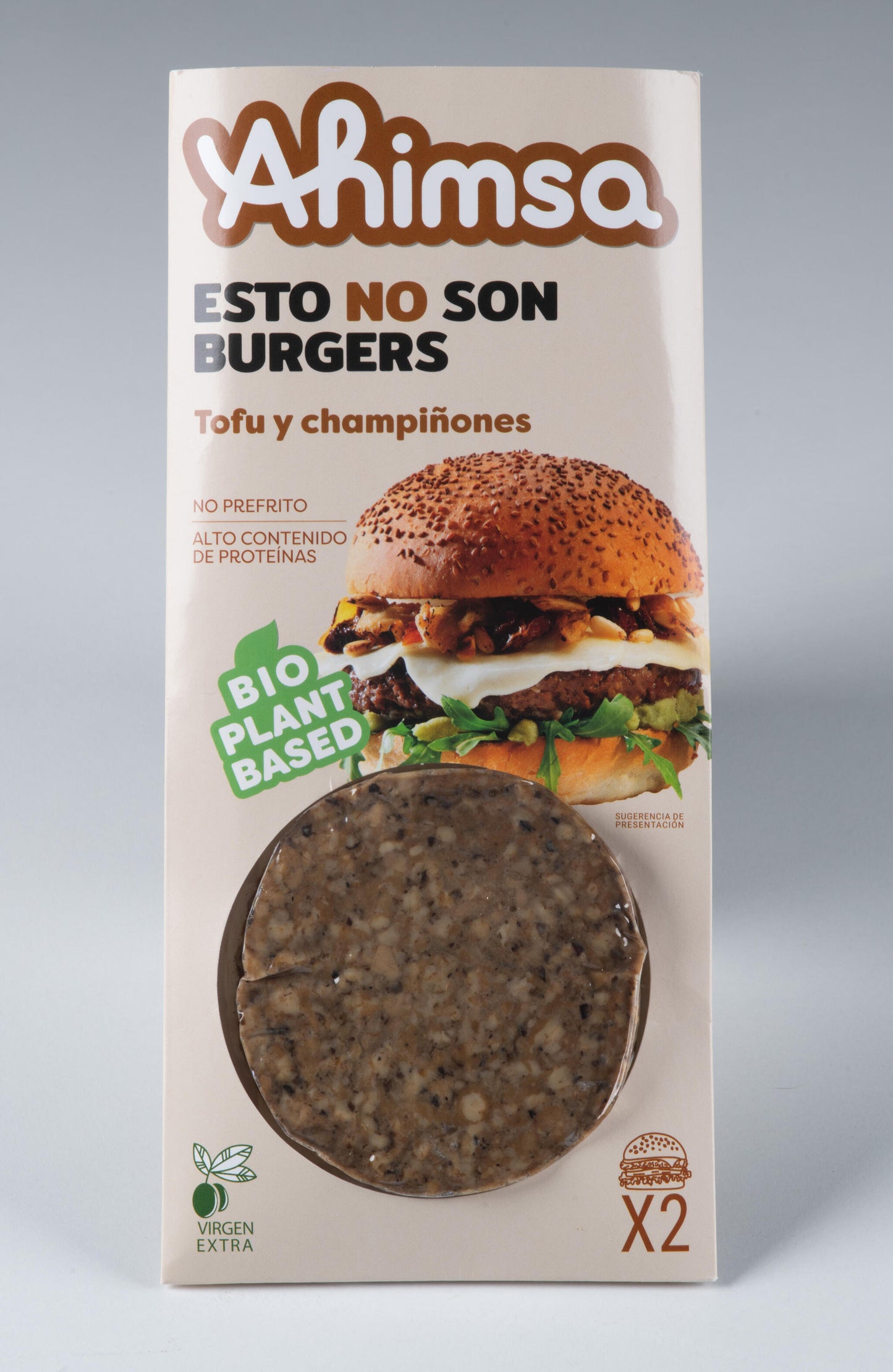 Hamburguesa Tofu Y Champiñón Bio Ahimsa 160 G_0