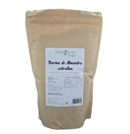 Harina De Almendra 1kg Keto, 100% Natural – Sin Gluten – Biorganic_0