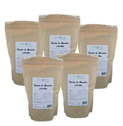 Harina De Almendra Pack Ahorro 5kg Keto, 100% Natural – Sin Gluten – Biorganic_0