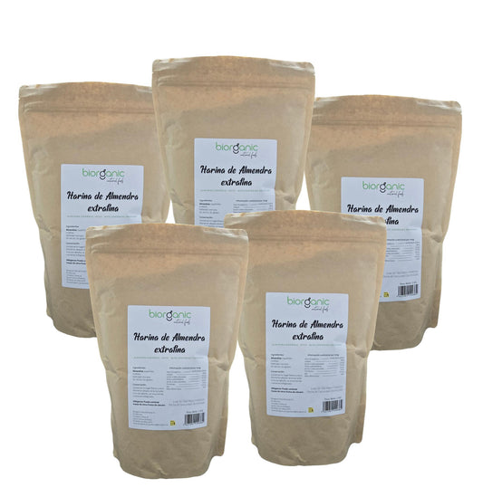 Harina De Almendra Pack Ahorro 5kg Keto, 100% Natural – Sin Gluten – Biorganic_0