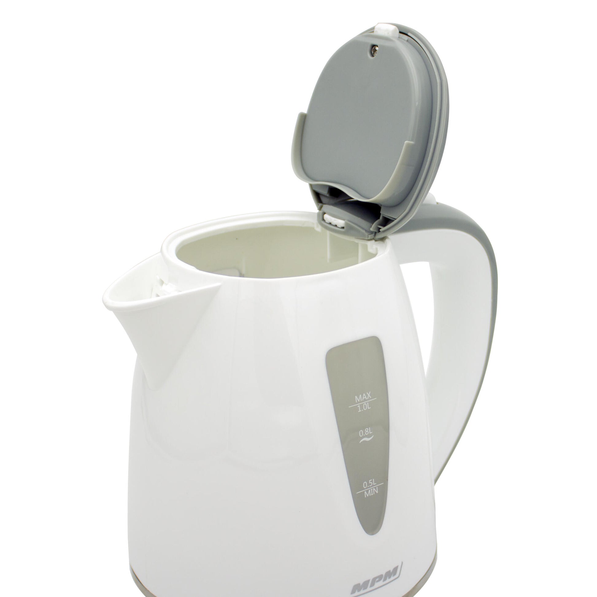 Hervidor Agua Eléctrico, 1 L, Sin Bpa, Resistencia Oculta, Inalámbrico, Apagado Automático Mpm Mcz-64, 1200w_1
