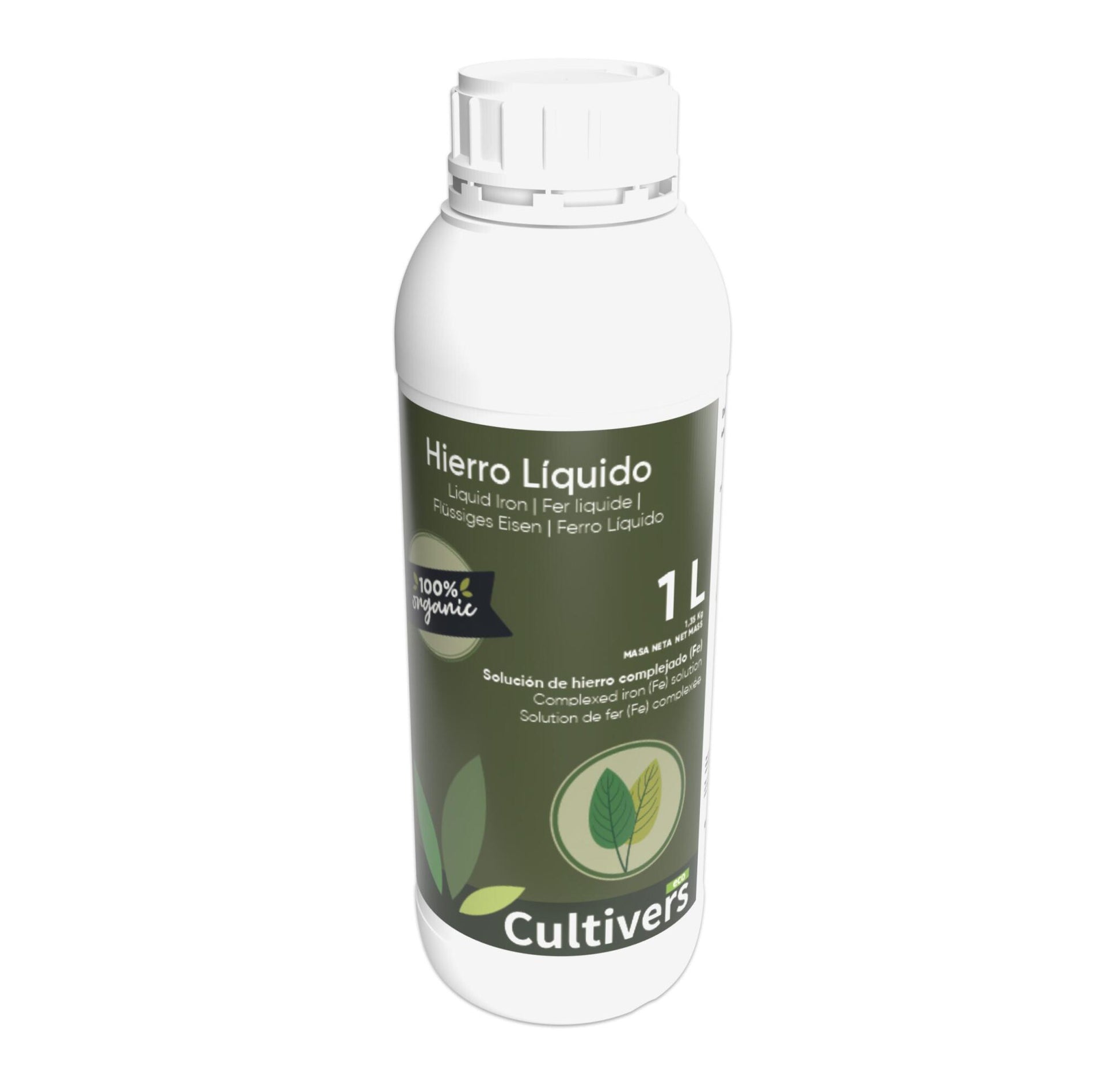 Hierro Liquido Para Plantas Cultivers 5 L_0