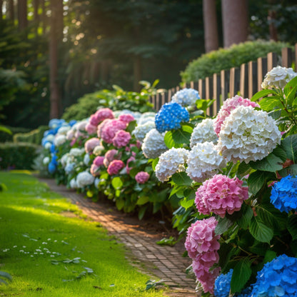 Hortensia - 3 Pzs - Hydrangea Macrophylla - Altura 25-40cm - ⌀9cm_1