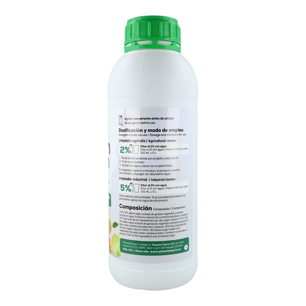 Pack Jabón Potásico Negro 1L + Aceite de Neem 250 ml Planeta Huerto