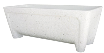 Jardinera De Granito Rita. 115 cm largo x 48 cm ancho x 41 cm alto. 109 kilos. 91 litros_0