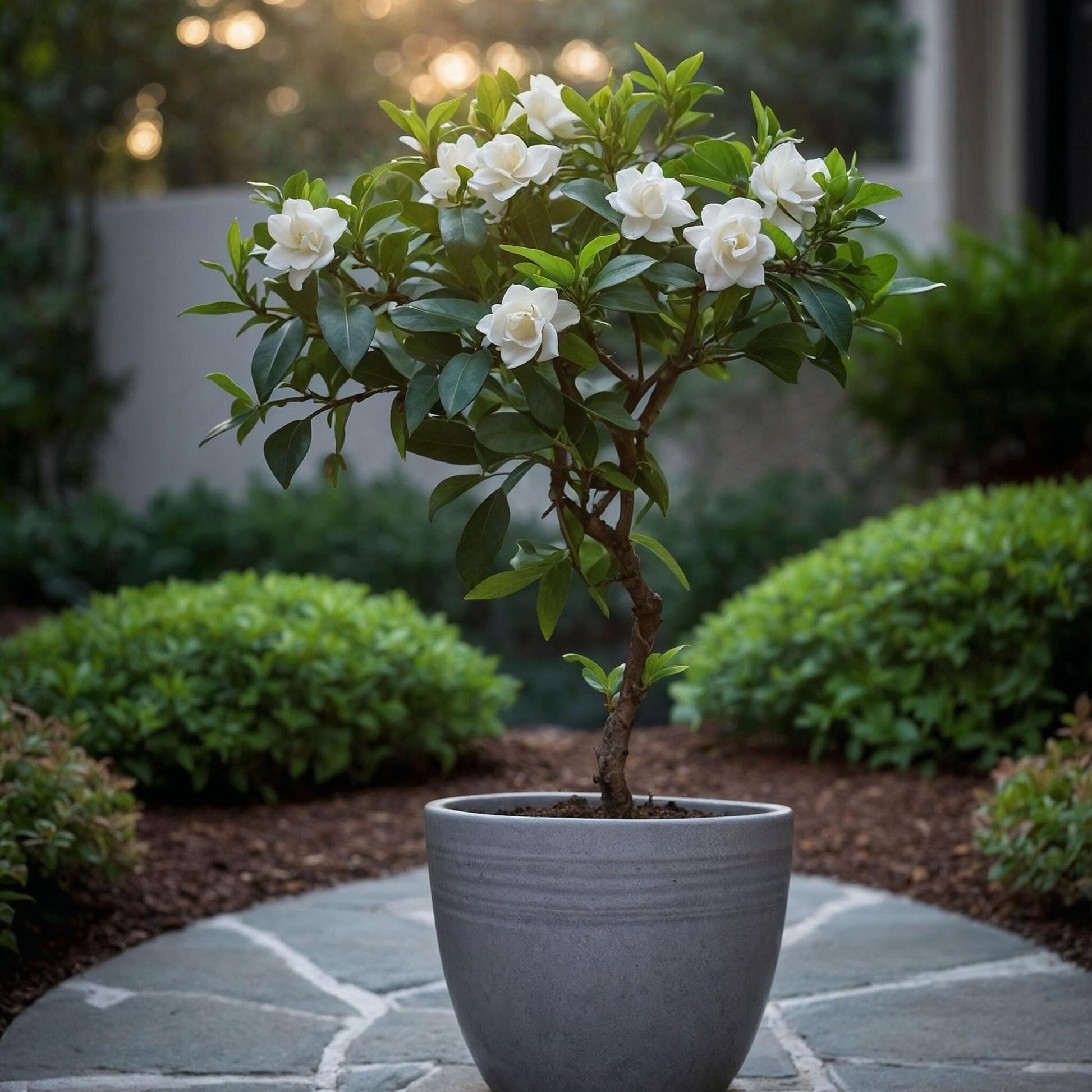 Jazmín De Arabia - Gardenia Jasminoides - Altura 50-60cm - ⌀19cm_1