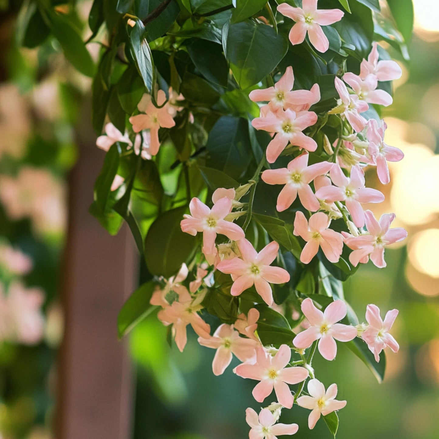 Jazmín Estrellado - 3 Pzs - Trachelospermum Jasminoides - Altura 25-40cm - ⌀9cm_3