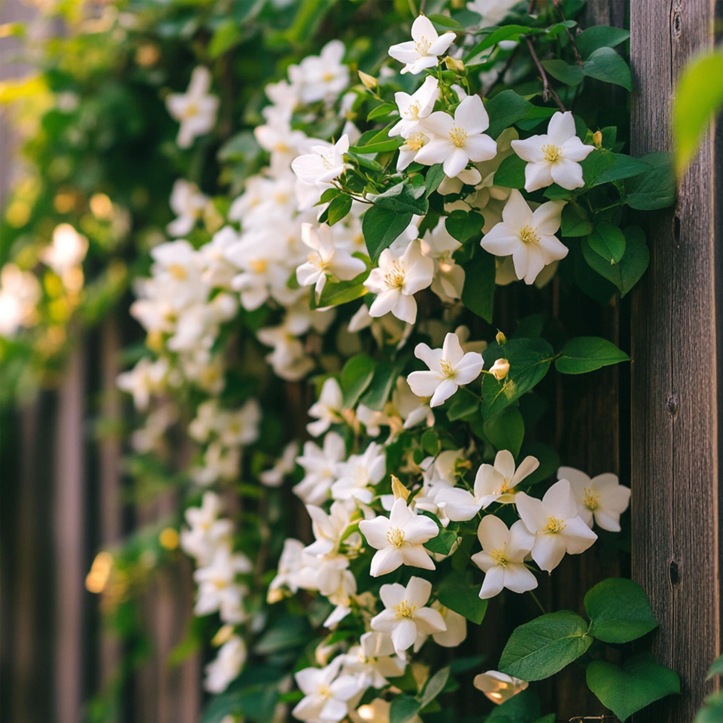 Jazmín Estrellado - 6 Pzs - Jasminum 'officinale' - Altura 25-40cm - ⌀9cm_1