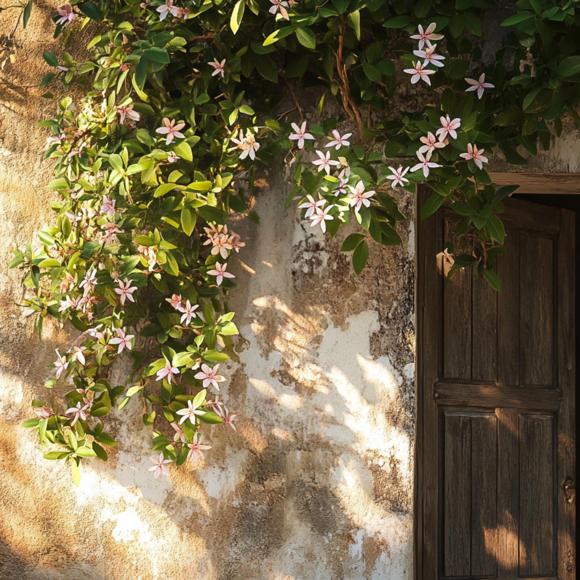 Jazmín Estrellado - 6 Pzs - Trachelospermum Jasminoides - Altura 25-40cm - ⌀9cm_1
